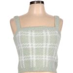 Kendall + Kylie Soft Green Crop Top - Size Small Photo 1