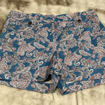 Ann Taylor LOFT Women’s Blue Print Shorts – Size 8 EUC  Photo 0