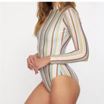O'Neill  Shimmering Striped Bodysuit Photo 1