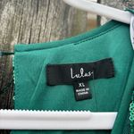 Lulus Lulu’s Always Partying Emerald Green Sequin Romper NWT XL Photo 4