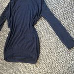 COS  100% Merino Wool Navy Cowl Neck Oversized Sweater Size Medium Photo 3