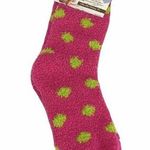 Pacific&Co Blue Star Clothing  Polka Dot Socks, Pink, Green Photo 0