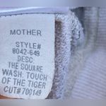 Mother The Square Leopard Print Crewneck Sweatshirt small Tan Photo 6