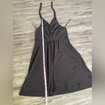 Athleta  Black Backless Halter Dress Photo 3