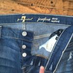 7 For All Mankind Josephine 29 distressed multi button relaxed boyfriend jeans Photo 1
