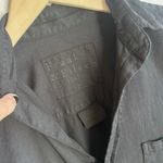 Frank & Eileen Mary Shirtdress Famous Denim Distressed Dress Black XS $328 Photo 7