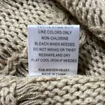 Woven Heart NEW  fringed hem cape sweater size Small Photo 7