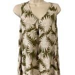 Rachel Zoe Womens Size XSmall Sleeveless Mini Dress 100% Linen Floral Tropical Photo 2