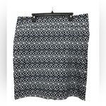 Margaret M Pull On Pencil Skirt Size 2X Blue And White Geometric Print Slimming Photo 0