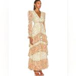 NWT Rococo Sand Faye Belted Dress sz L MSRP $595 Yellow Size L Photo 3