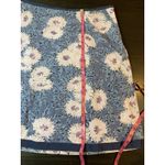 LL Bean Floral Lined Skirt‎ Side Zip Womens 10 Reg Favorite Fit Straight Preppy Blue Photo 11