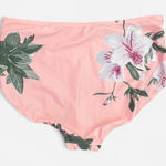 ALBION FIT Albion Lulu High Rise Pink Floral Shock Bikini Bottoms in Large Photo 0