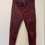 BDG  Urban Outfitters Purple Jefferson Moto Pant SZ 27 Photo 0