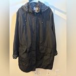Woman Within  Dot Trim Raincoat Photo 3