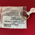 Bomb Party ⭐️ RBP3670 “Lovely Oasis” LC Lime Ombre Crystal -Rhodium Sz10 Ring NWT Photo 4