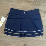 FILA ‎ Backspin Flounce Tiered Mini Tennis Skort - Size XL - Navy - NWT Photo 3