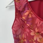 Unbranded Y2k Floral Pink & Orange Ruffle Tank Top Size XS Photo 8