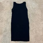 Motherhood  Maternity Ribbed Iconic Black Dress Photo 2