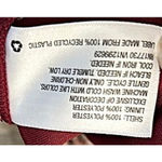 Xhilaration NWT‎ Boho Bell Sleeve Dress/Tunic L Beige Red Paisley Chiffon Earthy Romantic Photo 11