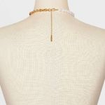 BaubleBar SUGARFIX by  Gold and Pearl Necklace - Gold/White Photo 2