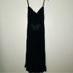 Love Tree  Black Crochet Lace V-neck Maxi Dress Size Large Photo 3
