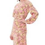 AFRM Paisley Asymmetrical Maxi Dress Yellow Size XS Photo 3