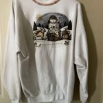 Hanes White holiday crewneck Photo 0