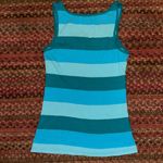 Old Navy RETRO BLUE CHUNKY STRIPE COLOR BLOCK RIBBED TANK Photo 2