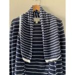 Cynthia Rowley Cynthia Rowley Striped 100% Linen Open Cardigan Sweater Photo 1