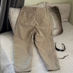 Banana Republic  HIGH-RISE BARREL UTILITY tan CHINO high rise pants 8 petite Photo 7