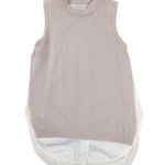Brochu Walker Looker Tank Sweater Beige Cashmere Wool Blend Quiet Luxury Photo 0