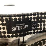 Kate Spade  Saturday Black White Checkered Skinny Ankle Denim Jeans Women Sz 28 Photo 3