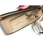 Coach  Beat Saddle Bag in Taupe Glovetanned Leather Two Crossbody Straps EUC Photo 7