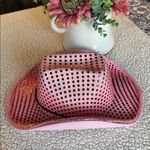 Pink Sequin Women's Cowboy Hat with Brim lined with Blinking lights Photo 3