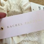 Rachel Parcell  Shirred High Neck Top in Beige Pearled Photo 1