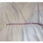 Mac Duggal Ieena for High Low Tiered Chiffon Gown White Size 6 Photo 9