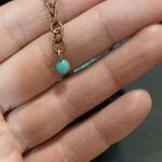 Blue glass beaded multi stand layering necklace Photo 5