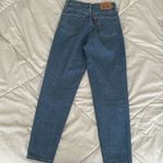 Levi's Levi’s High Waisted Taper Blue Denim Jeans Photo 4