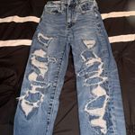 American Eagle Blue Distressed Women Jeans Photo 1