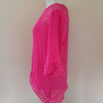 Profile  Apparel fuchsia guaze blouse size medium Photo 3