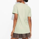 Frog and Toad Graphic T Shirt Light Green Crew Neck Short Sleeve Casual Top XS Photo 4