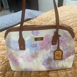 Ralph Lauren Floral Pink and Blue purse Photo 8