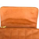 Fawn Design NWT Chic Functional Quilted Clutch Crossbody Handbag Brown Matte Photo 5