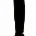 Jady Rose Walk Your Way Boots Contrastive Trim Knee Length Leather Black 8M NWOB Size 8 Photo 0