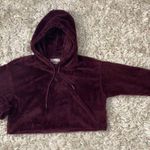 Urban Outfitters Cropped Fuzzy Hoodie Photo 0
