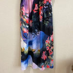 Anthropologie Corey Lynn Calter Daybreak Midi Dress Size 12 Watercolor Print Photo 8