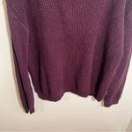 Calvin Klein Jeans Scoop Neck Sweater Purple Metallic L Size L Photo 2