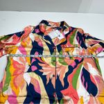 Mary Square Groovy Kind of Love Satin Long Sleeve Pajama Top Womens Size XXL NEW Blue Photo 7