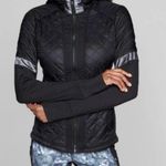 Athleta Quilted Black Rock Springs Jacket Hood Size XS Full Zip Pockets Style 350371 Photo 1