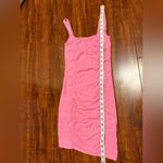 Aritzia  Wilfred Pink Mini Ruched Party Rushing Lydia Barbie Dress Size Xs Photo 14